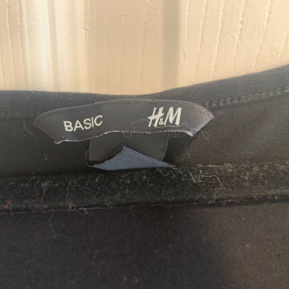 H&M Basic Black Fit and Flare Dress - Picture 4 of 7